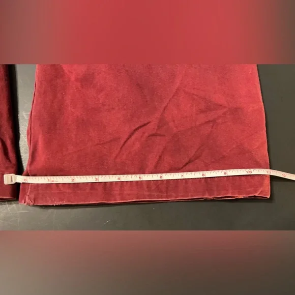 Vintage Old Navy Women’s Size 16 Red Pants Low Rise Wide Leg - Picture 7 of 15